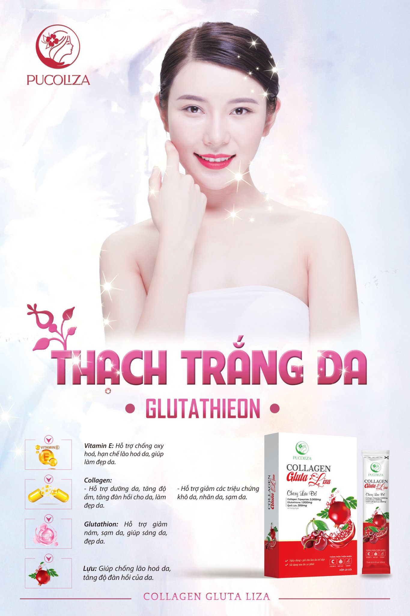 Collagen Gluta Liza - giải pháp vàng cho vẻ đẹp hoàn hảo