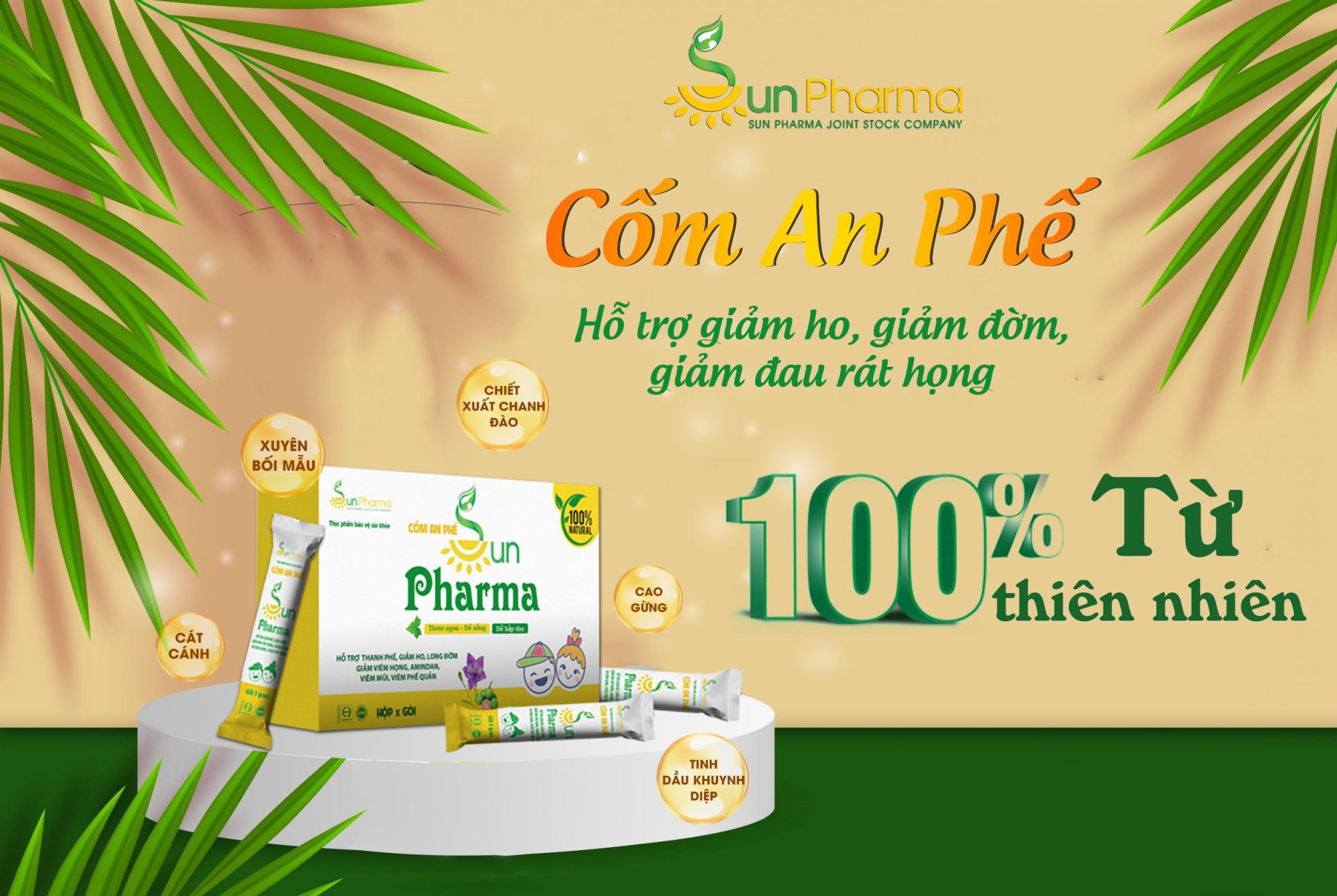 Cốm An Phế Sunpharma: Bí quyết giảm ho, bổ phế cho trẻ từ những thành phần thiên nhiên