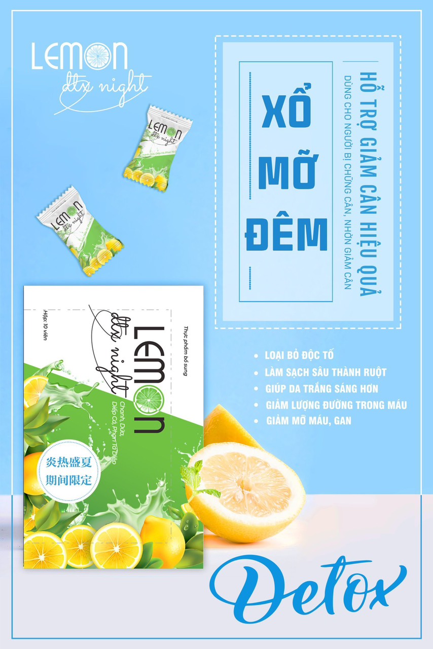 Dùng Xổ mỡ đêm Lemon Detox Night có thật sự an toàn?