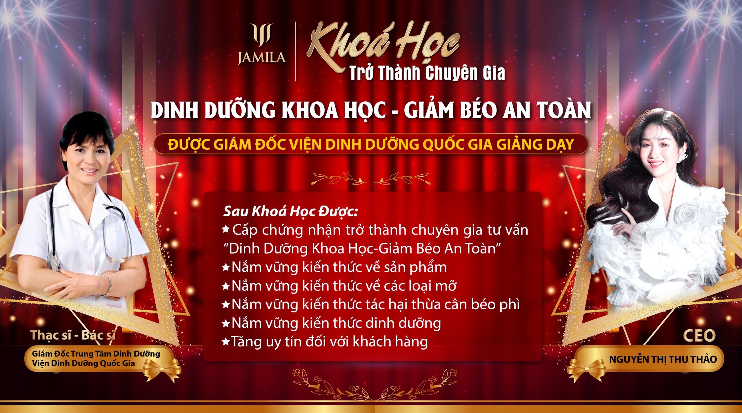 Ngọc Thảo Cosmetics phối hợp cùng chuyên gia Viện dinh dưỡng tổ chức thành công khóa đào tạo “Dinh dưỡng khoa học - giảm béo an toàn” 