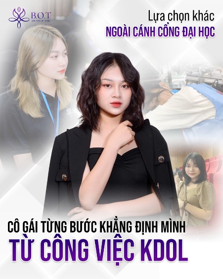 Lựa chọn khác ngoài cánh cổng đại học  Cô gái từng bước khẳng định mình từ công việc KDOL