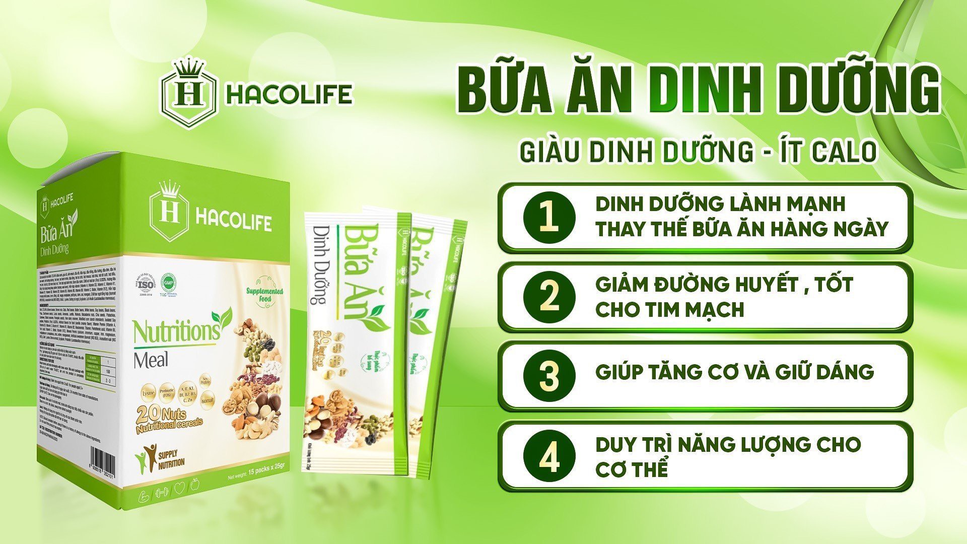 Chuyên gia dinh dưỡng nói gì về bữa ăn thuần chay Hacolife