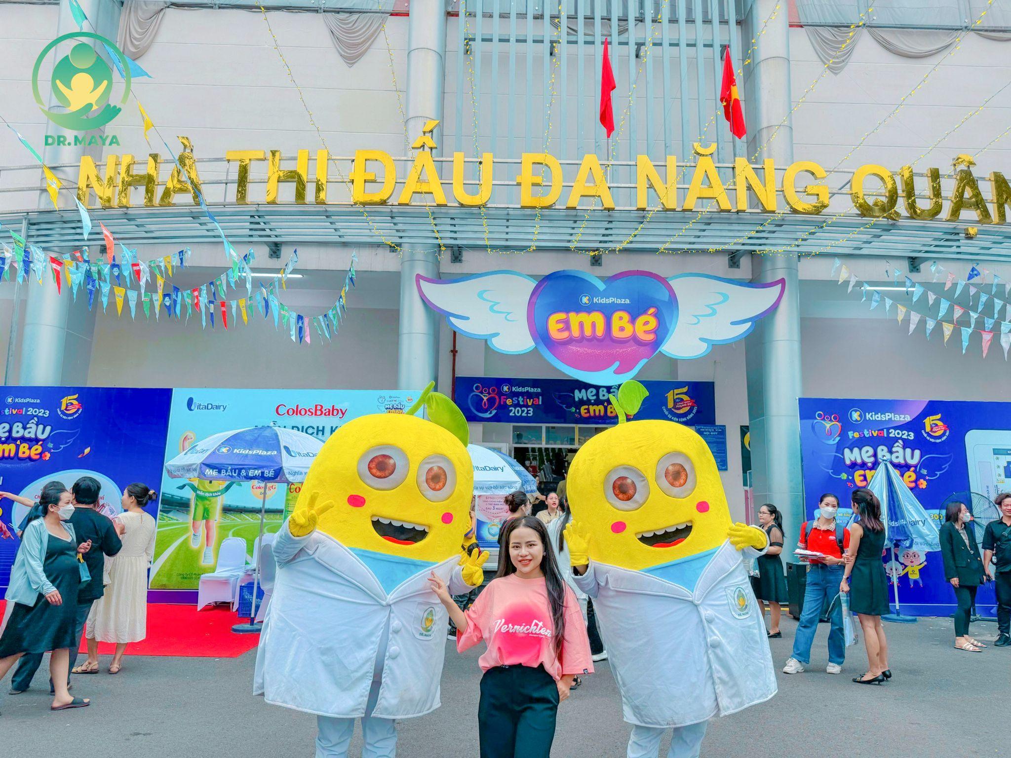 DR.MAYA đồng hành cùng KIDSPLAZA tại Festival Mẹ bầu & Em bé 2023