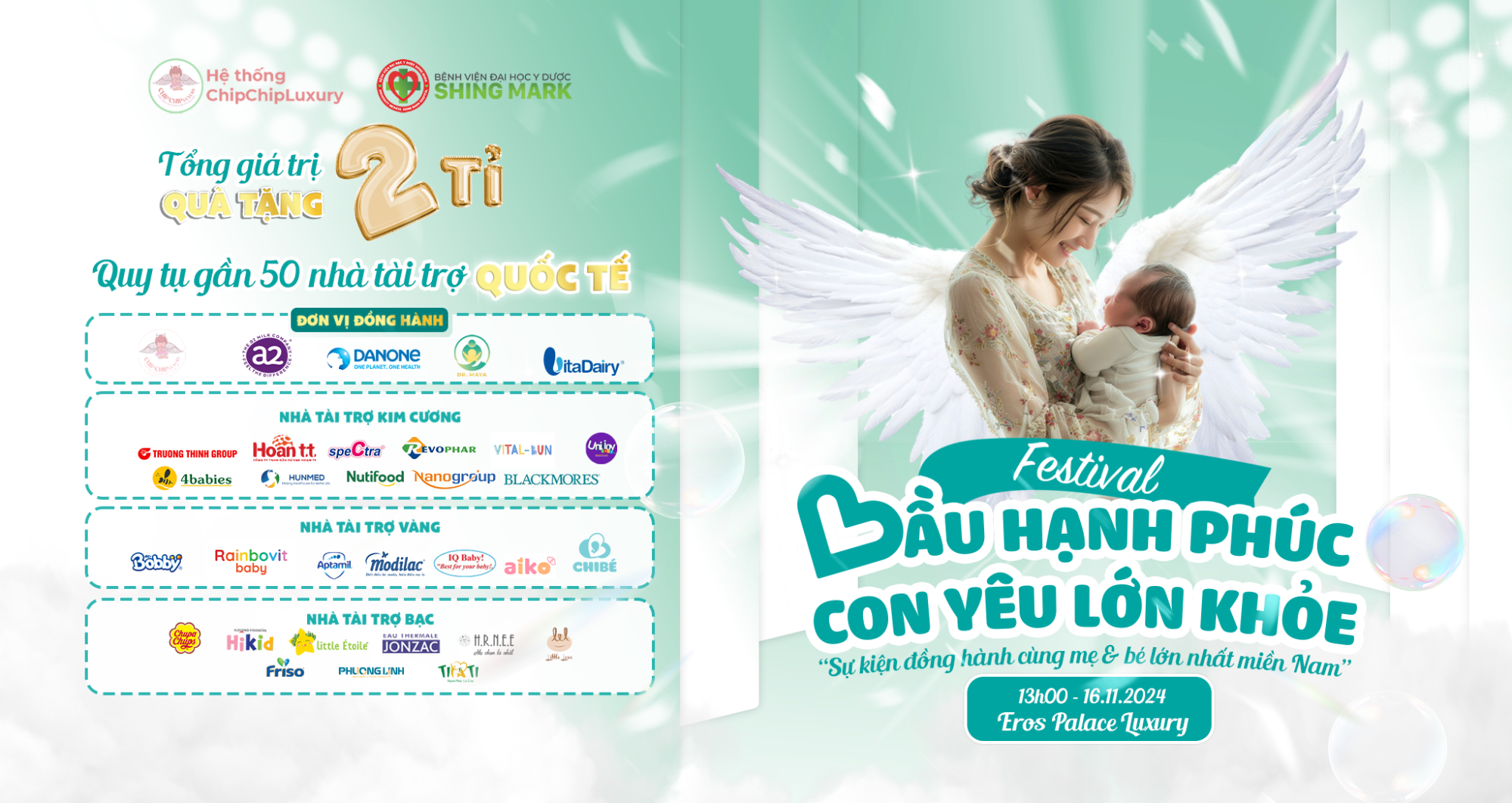 Festival “bẦu HẠnh PhÚc Con YÊu LỚn KhỎe”  Mang YÊu ThƯƠng Đong ĐẦy Cho MẸ VÀ BÉ